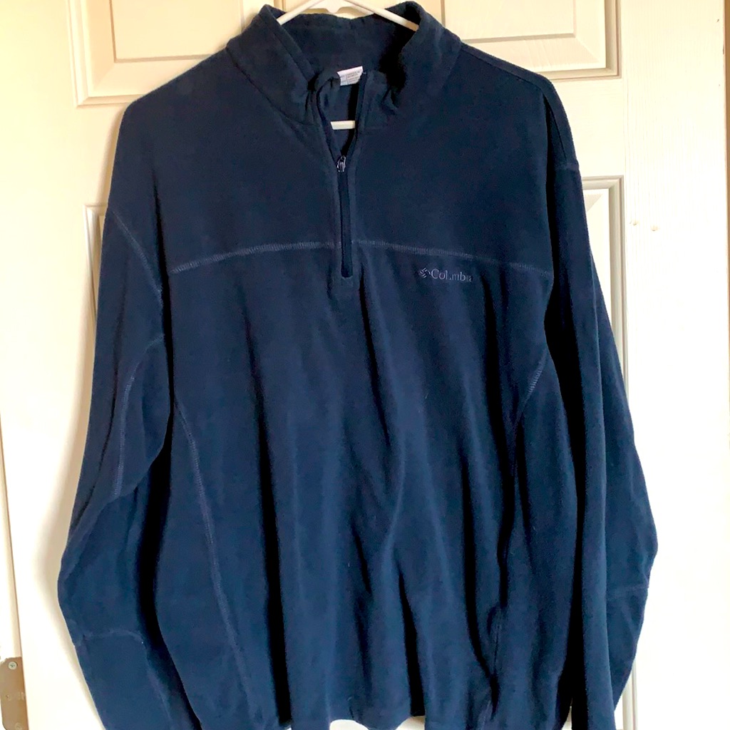 Columbia Men’s Navy Fleece Xl